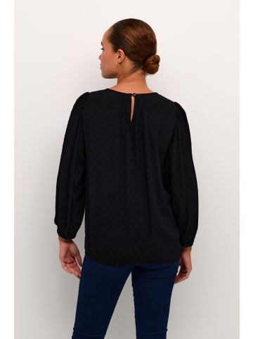 Kaffe Langarm-Bluse KAwilma Regular fit in Black Deep