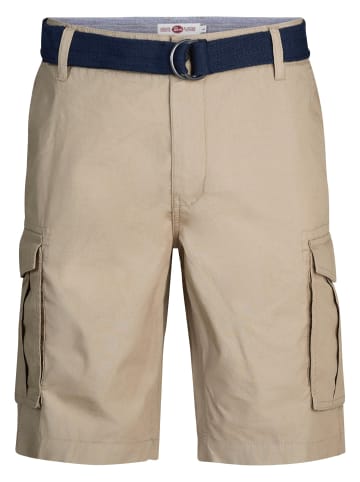 Petrol Industries Cargo-Shorts mit Gürtel in Braun