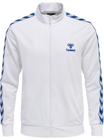 Hummel Hummel Zip Jacke Hmlnathan Training Herren in WHITE/TRUE BLUE