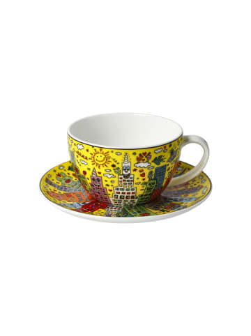 Goebel Tee-/ Cappuccinotasse " James Rizzi My New York City Sunset " in Rizzi - City Sunset