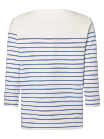 S. Oliver Sweatshirt in ecru blau