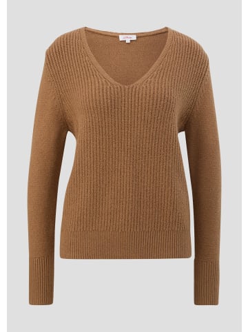 s.Oliver Strickpullover in 8469_zimt