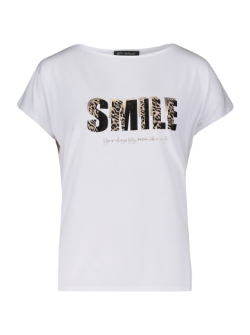 Betty Barclay Basic Shirt mit Placement in Patch White/Black
