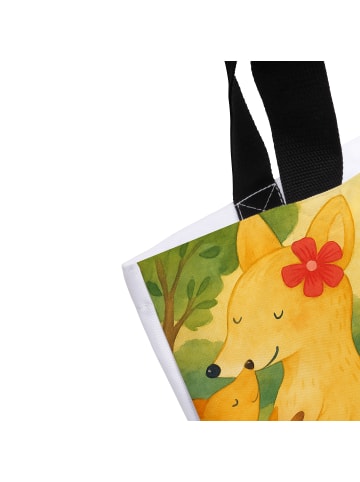 Mr. & Mrs. Panda Shopper Fuchs Mama Design mit Spruch in Weiß