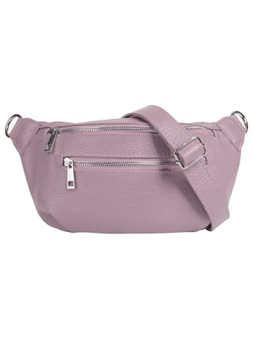 Samantha Look Gürteltasche echt Leder in violett