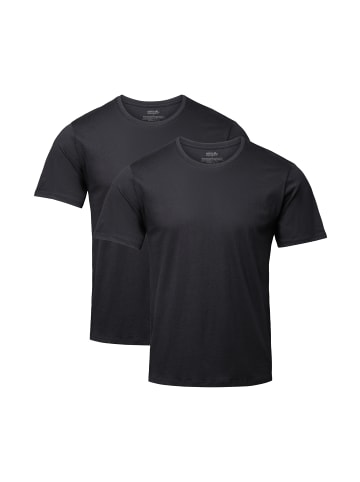 DANISH ENDURANCE T-Shirt Basic Crew Neck in jet black