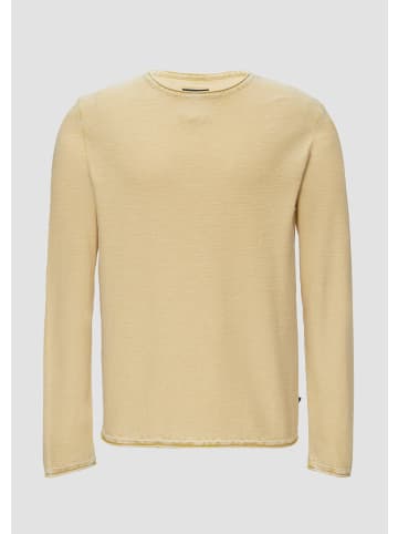 QS Strickpullover langarm in Gelb