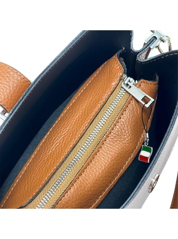 Florence Florence Schultertasche Leder beige, natur ca. 25cm