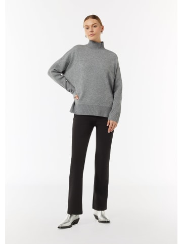 comma CI Strickpullover langarm in Grau
