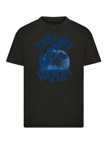 F4NT4STIC T-Shirt Hawaii Surf Beach Summer in schwarz