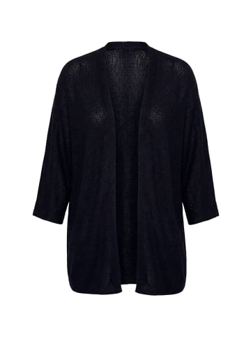 MIAMODA Strickjacke in schwarz