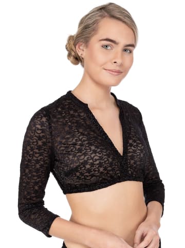 MarJo Dirndlbluse INGRID-LINDA in schwarz