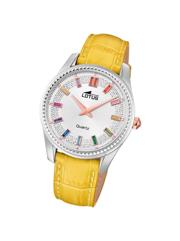 Lotus Chronograph-Armbanduhr Lotus Classic gelb mittel (ca. 38mm)