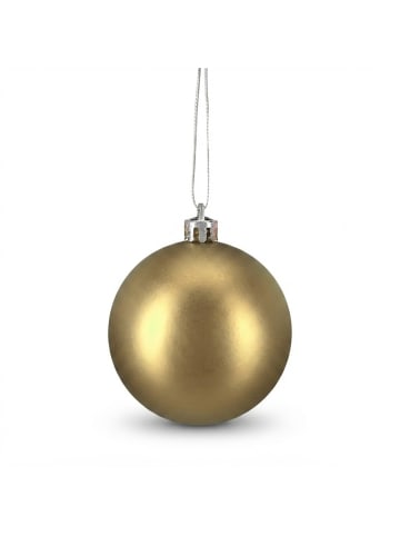 relaxdays 100-tlg. Weihnachtskugeln Set in Gold