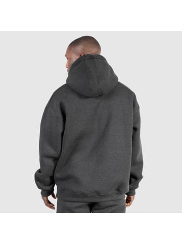 SMILODOX Hoodie Heavy Kane in Anthrazit Melange