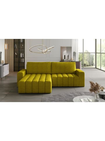 MF Design Bonita Recamiere Links in Senf -  (L) 175 x (B) 250 x (H) 92 cm