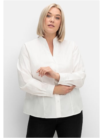 sheego Bügelfreie Bluse in ecru