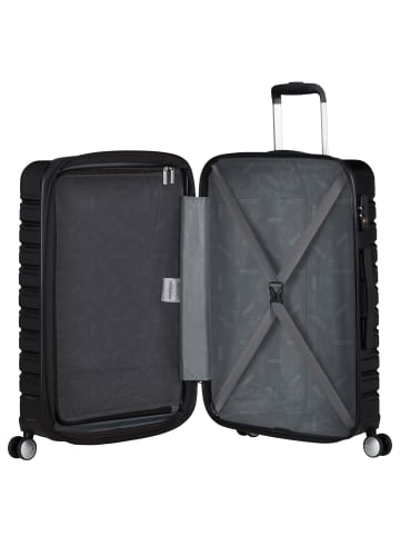 American Tourister Flashline - 4-Rollen-Trolley 67 cm erw. (lila) in shadow black