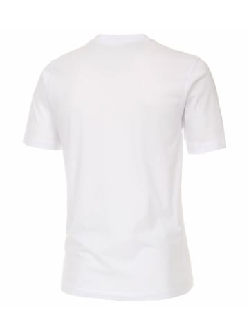 CASAMODA Rundhals T-Shirt für Herren in weiss