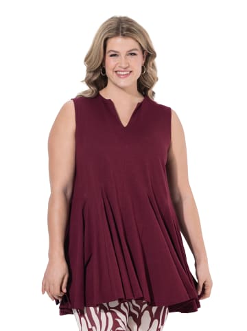 Ulla Popken Longshirt in weinrot