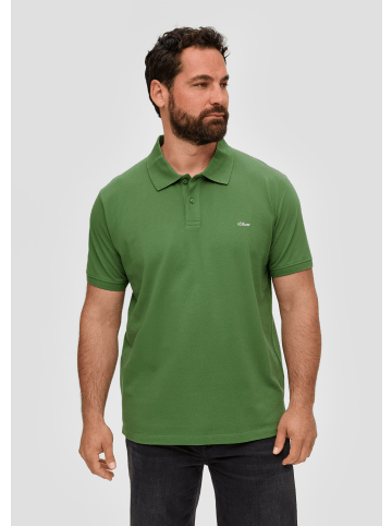 s.Oliver Polo-Shirt kurzarm in Grün