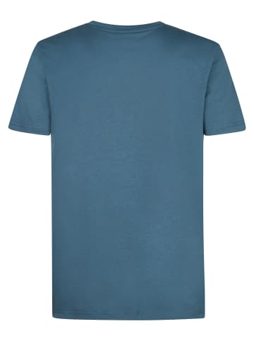 Petrol Industries T-Shirt aus Baumwolle mit Print anderson in Blau