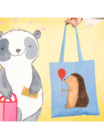 Mr. & Mrs. Panda Shopper Igel Luftballon ohne Spruch in Sky Blue