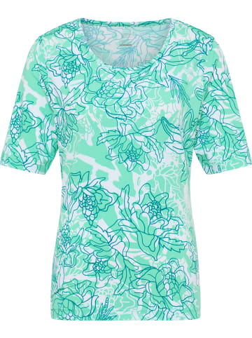 Joy Sportswear Rundhalsshirt JOLA in tropical green print