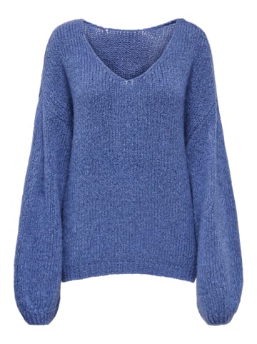 JDY Strickpullover in Bleached Denim