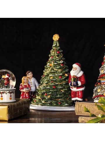 Villeroy & Boch Dekofigur Santa am Baum Christmas Toys in Bunt