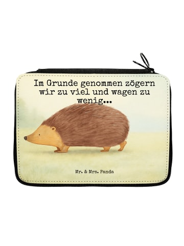 Mr. & Mrs. Panda Federmappe Igel Herzen Design mit Spruch in Weiß