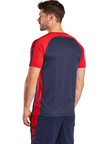 erima Six Wings T-Shirt in new navy/rot