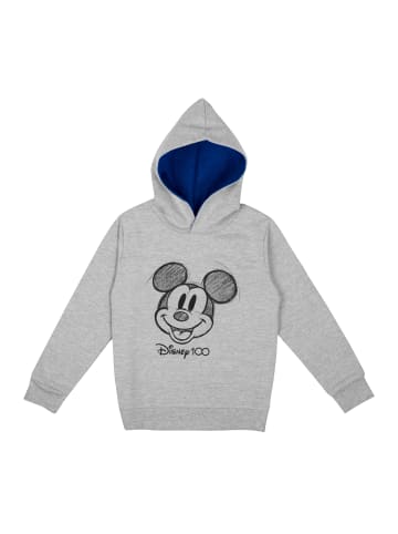 United Labels Disney Mickey Mouse Hoodie Kapuzenpullover Sweatshirt in grau