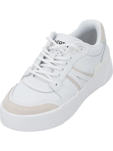 Lacoste Schnürschuhe in white/offwhite