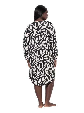 Ulla Popken Nachthemd in schwarz