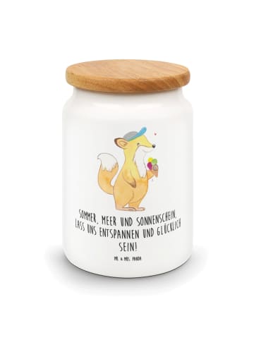 Mr. & Mrs. Panda aufbewahrungsbehälter Sommer Meer Strand mit Sp... in Weiß