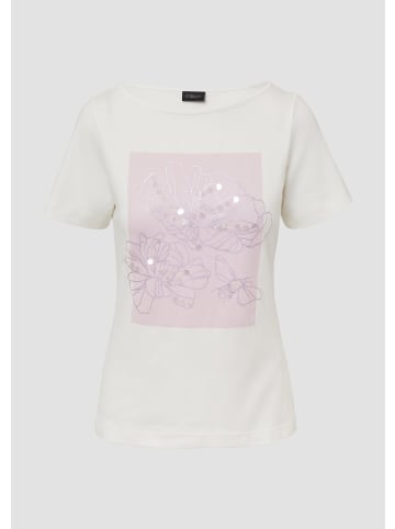 s.Oliver T-Shirt in 02D2_ecru