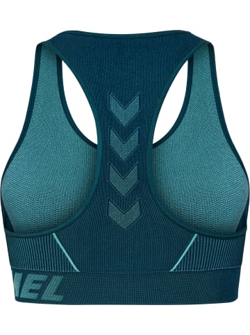 Hummel Hummel T-Shirt Hmlte Multisport Damen Dehnbarem Schnelltrocknend Nahtlosen in DEEP TEAL/PASTEL TURQUOISE MEL