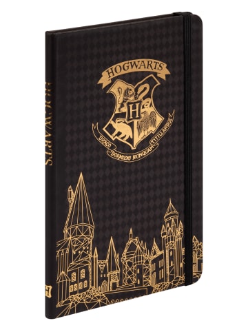 United Labels Harry Potter - Hogwarts Castle Hardcover Notizbuch Liniert 80 Blatt in schwarz