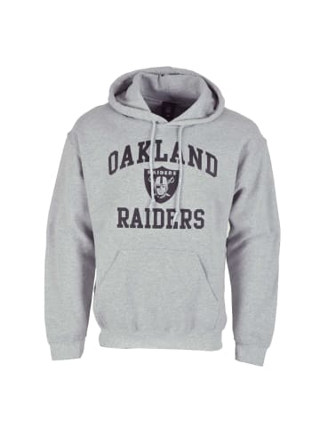 Majestic Athletic Pullover Hoodie Oakland Raiders in Grau