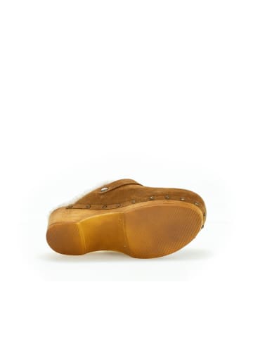 Gabor Fashion Clog in Braun