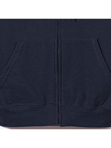 Fruit of the Loom Sweat Unisex-Freizeitjacke mit Kapuze in dunkelblau