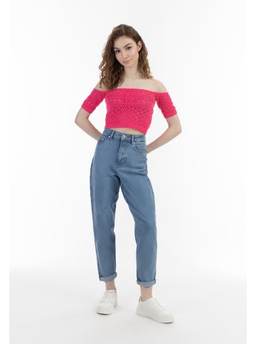 myMo Damen Strick Shirt in Pink