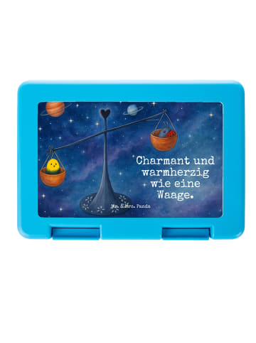 Mr. & Mrs. Panda Brotdose Sternzeichen Waage Design mit Spruch in Weiß