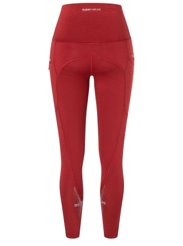 super.natural Funktionelle Running-Tights mit Reflektoren in rot