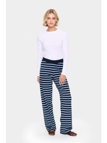 SAINT TROPEZ Casual Hose MilaSZ Gerade Passform in Night Sky