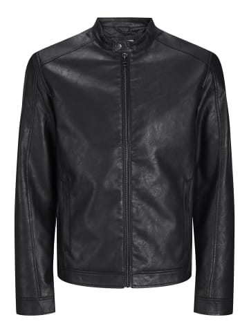 Jack & Jones Kunstlederjacke in Black