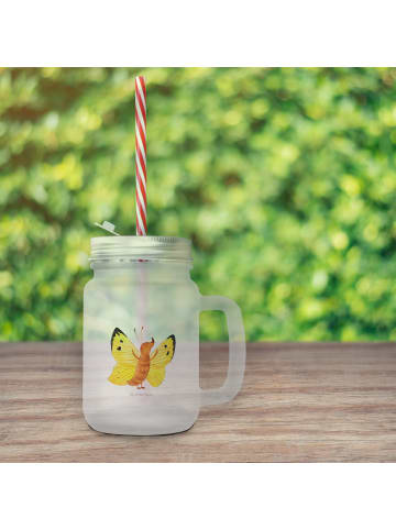 Mr. & Mrs. Panda Trinkbecher Schmetterling Zitronenfalter ohne S... in Transparent