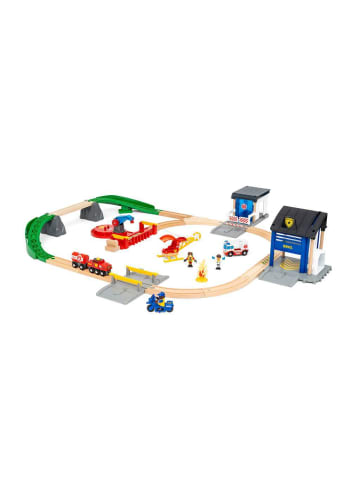 Brio Aktionsspiel BRIO World - Polizei und Feuerwehr Set Deluxe Ab 3 Jahre in bunt