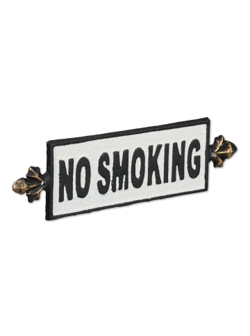 relaxdays Nicht Rauchen Schild in Schwarz/ Weiß